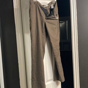 High rise boot cut Zara hounds tooth office pants